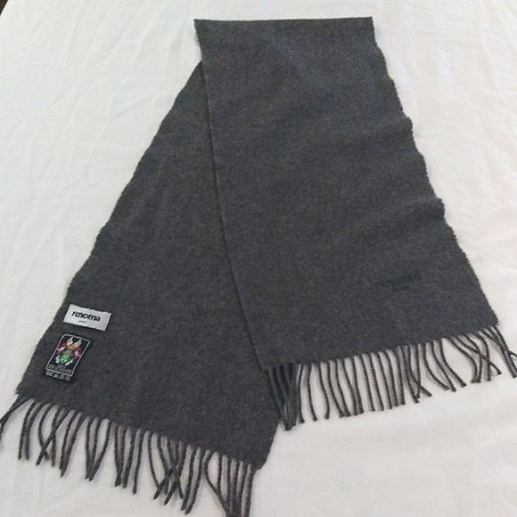 Renoma Cashmere Other - Renoma 💯 Cashmere Scarf Paris France Vintage Kaschmir Men's Unisex